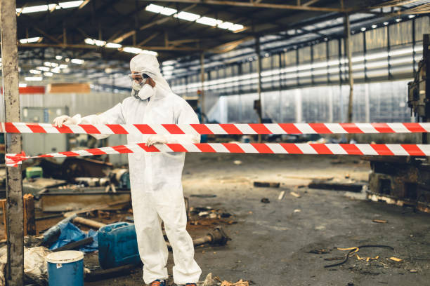 Professional Odor Removal technician working in Woods Hole, MA